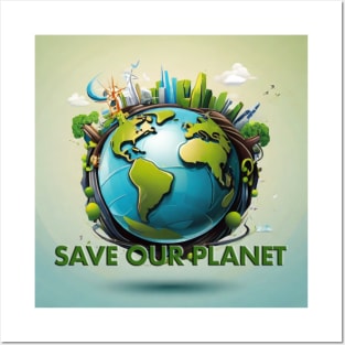 Save Our Planet Posters and Art